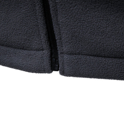 Men's Stand-Collar Full-Zip Fleece Jacket