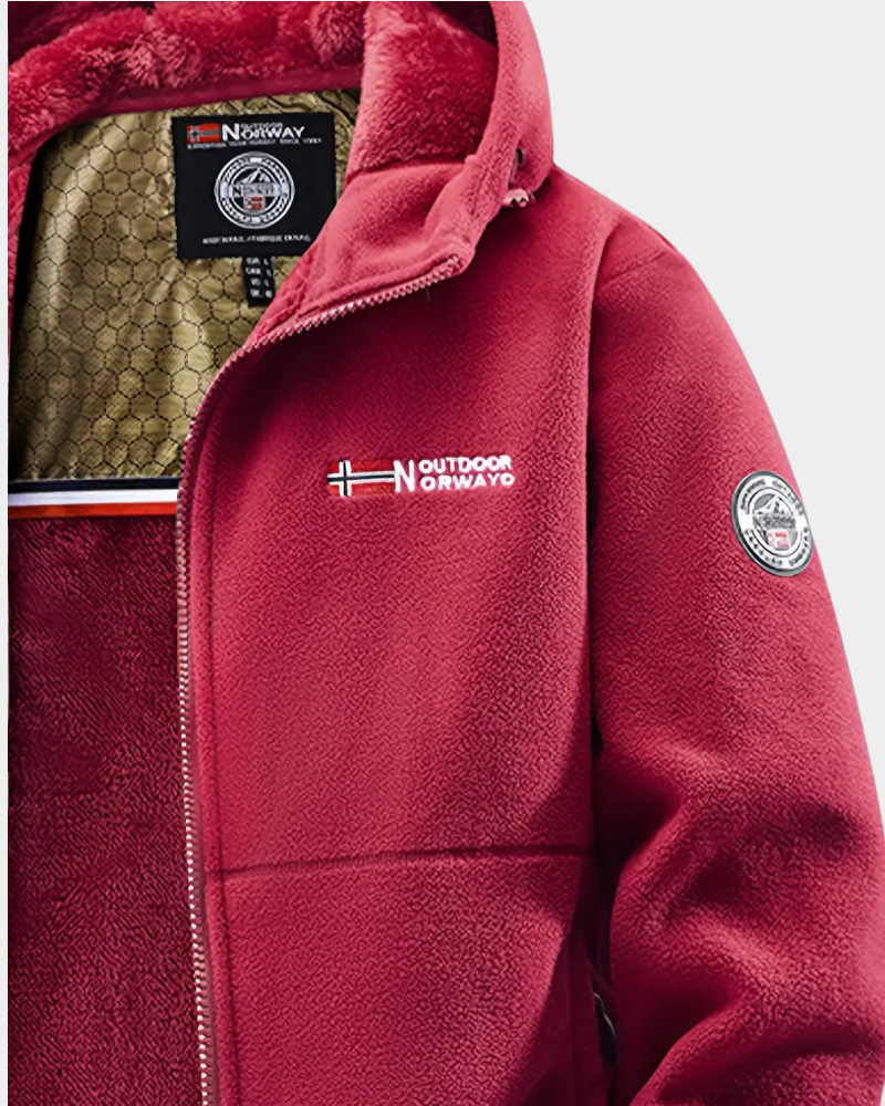 Men’s Deep-Pile Fleece Full-Zip Jacket