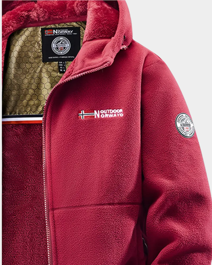 Men’s Deep-Pile Fleece Full-Zip Jacket