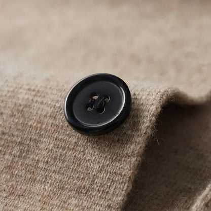 Men’s Pure Cashmere Tailored Button Cardigan