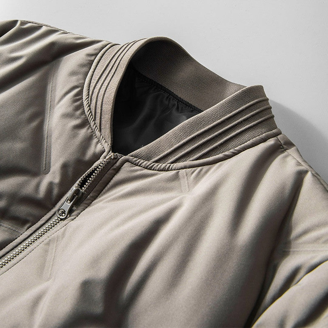 Men’s Lightweight Quilted Down-Filled Bomber Jacket