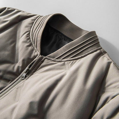 Men’s Lightweight Quilted Down-Filled Bomber Jacket