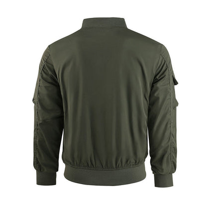 Men's Utility Cargo Bomber Coat