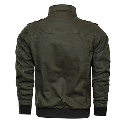 Men’s Cotton Utility Bomber Jacket