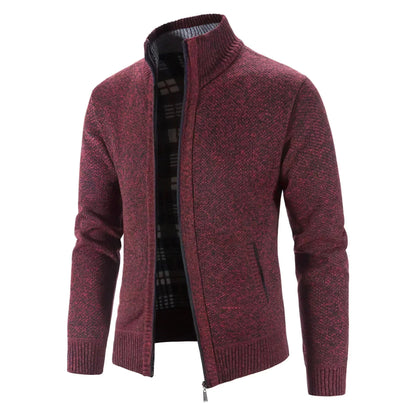 Men’s Refined Full-Zip Knit Cardigan