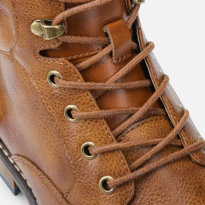 Men’s Lightweight Retro Leather-Style Boots