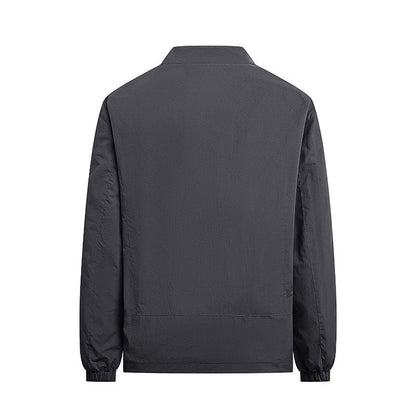 Men's Lightweight Stand-Collar Zip Jacket