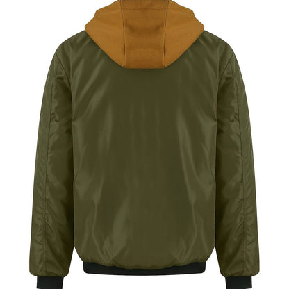 Men’s Warm-Lined Hooded Full-Zip Winter Jacket