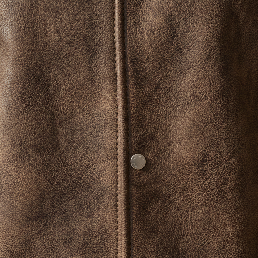 Men’s Smooth Leather Classic Zip Jacket