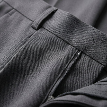 Men’s Lightweight Wool Pleated Trousers