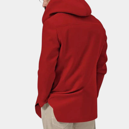 Men’s Lightweight Longline Hooded Trench Coat