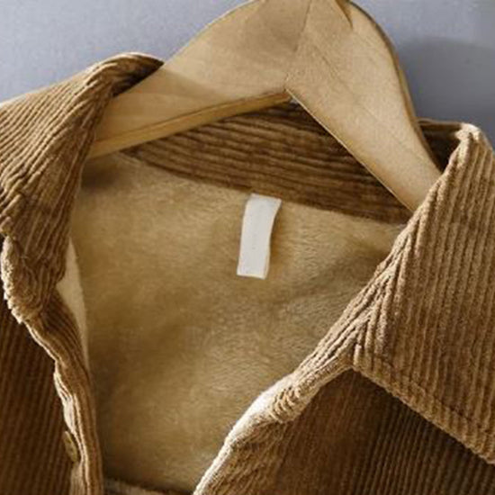 Men’s Corduroy Button-Front Utility Overshirt
