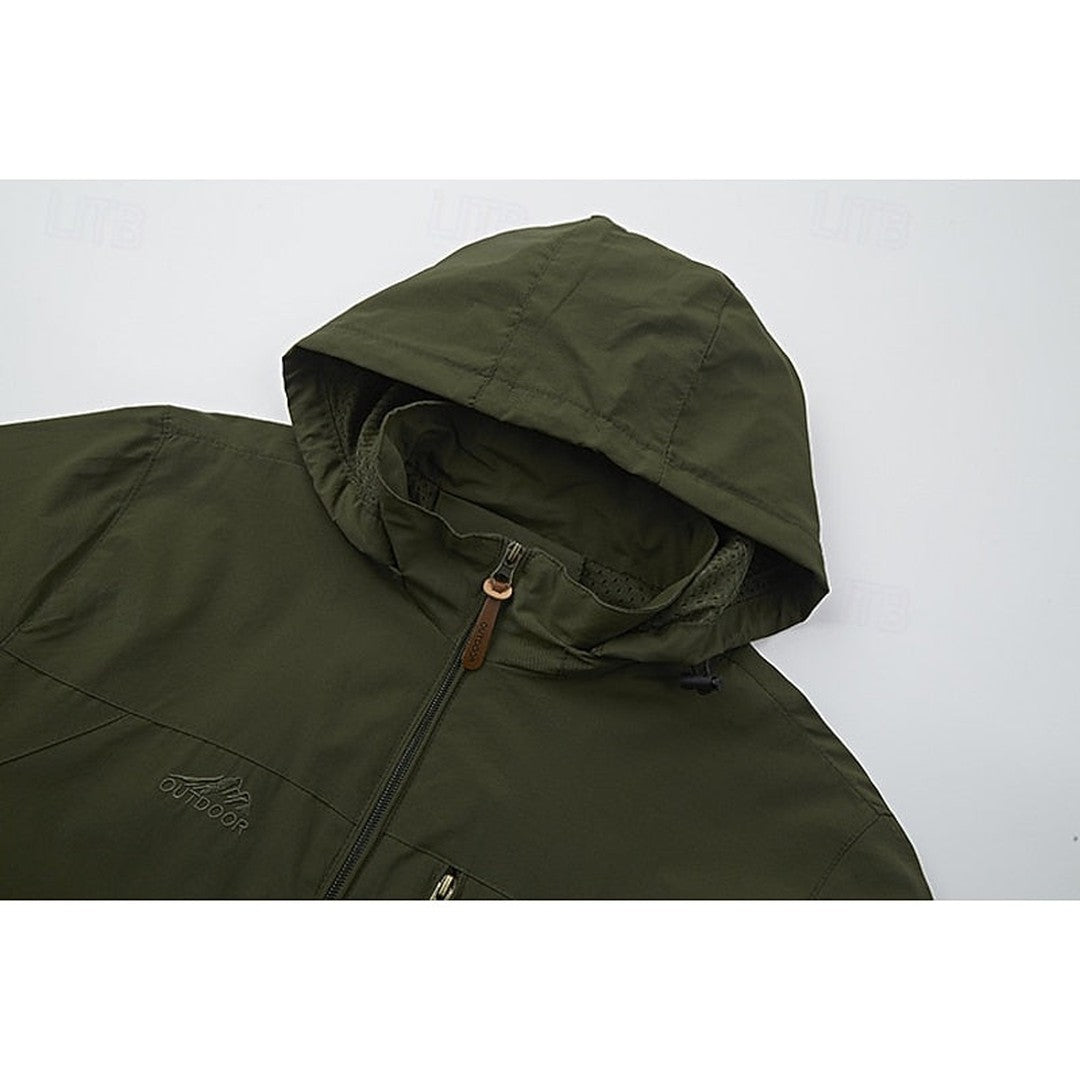 Men’s Wind-Resistant Water-Repellent Stand-Collar Jacket