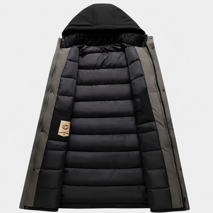 Men’s Longline Hooded Winter Parka