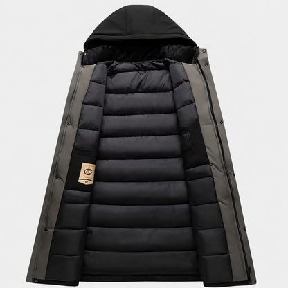 Men’s Longline Hooded Winter Parka