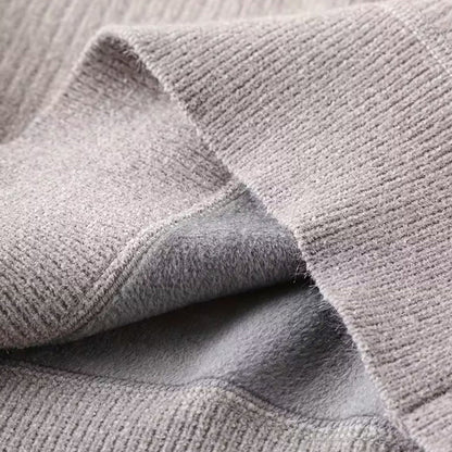 Men’s Striped Half-Zip Stand Collar Knit Sweater