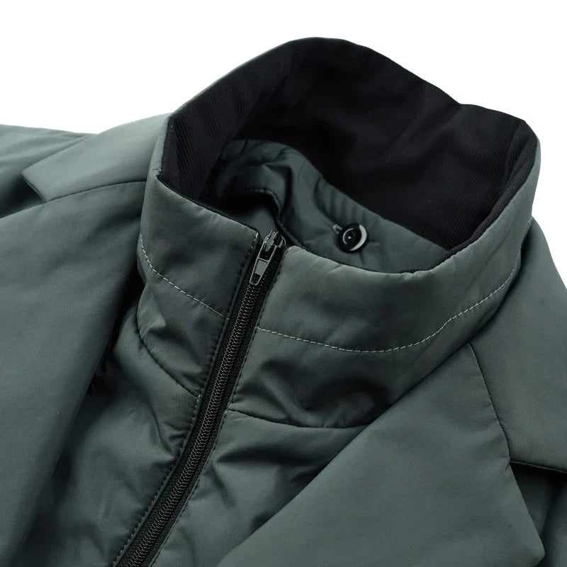 Men’s Quilted Down-Insulated Tailored Blazer