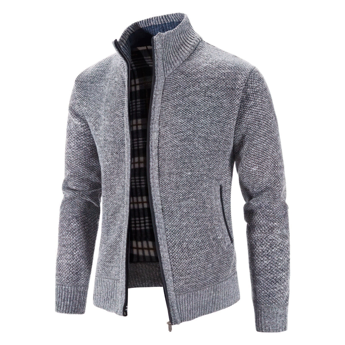 Men’s Refined Full-Zip Knit Cardigan