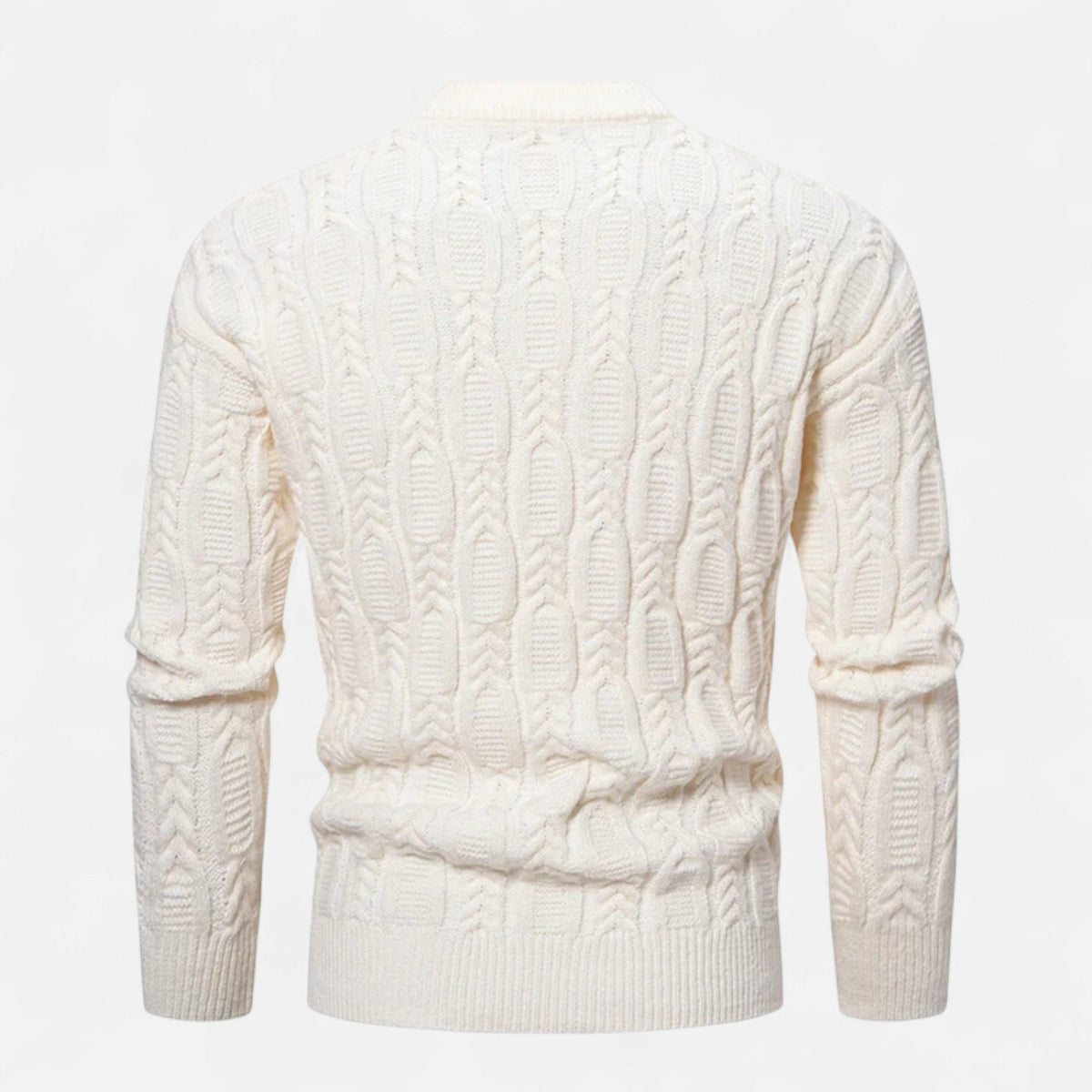 Men’s Soft Knit Relaxed Crew Neck Pullover