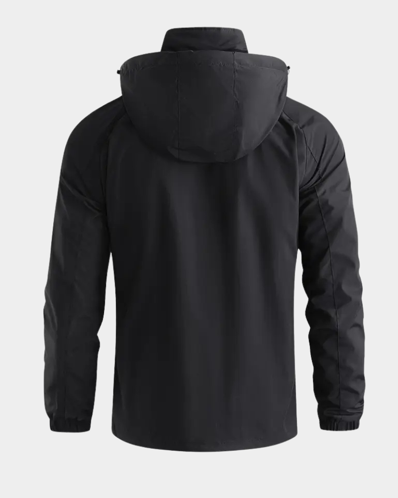 Men’s Hooded Field Jacket with Utility Pockets