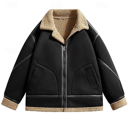 Men’s Classic Boxy Aviator Zip Jacket