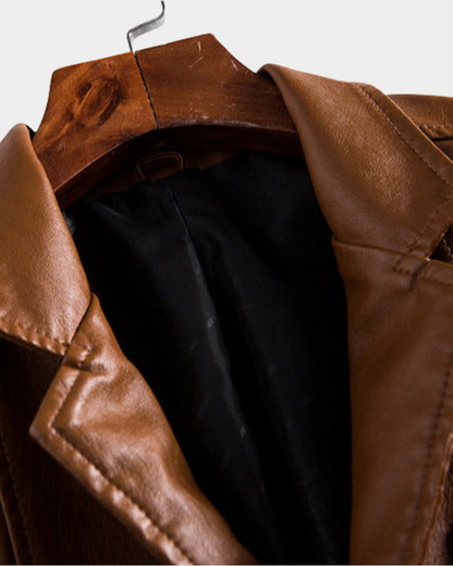 Men’s Tailored Two-Button Notched-Lapel Executive Jacket