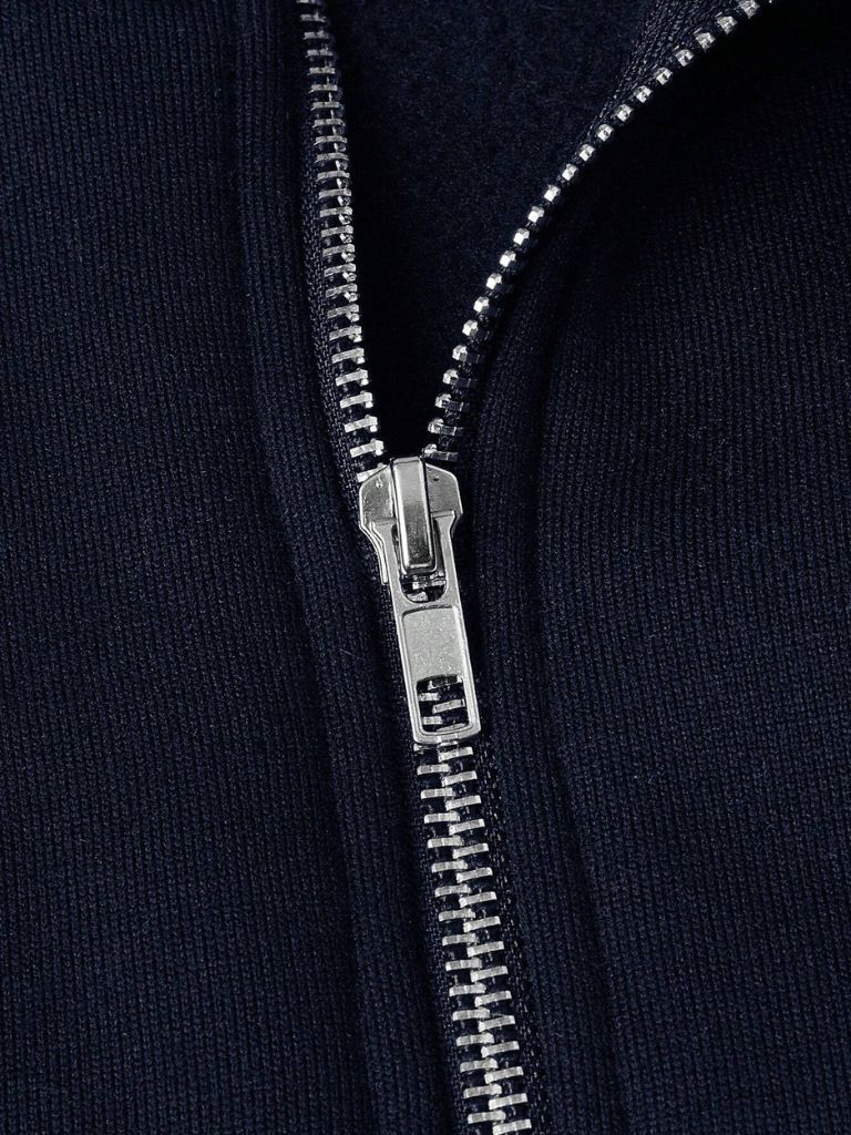 Men’s Dark Knit Pullover with Cross and Crown Motif