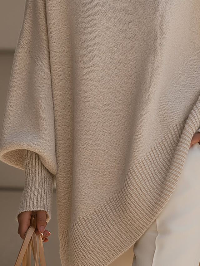 Women’s Oversized Relaxed Fit Stretch Knit Sweater