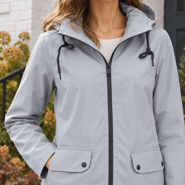 Women’s Lightweight Hooded Fishtail Jacket