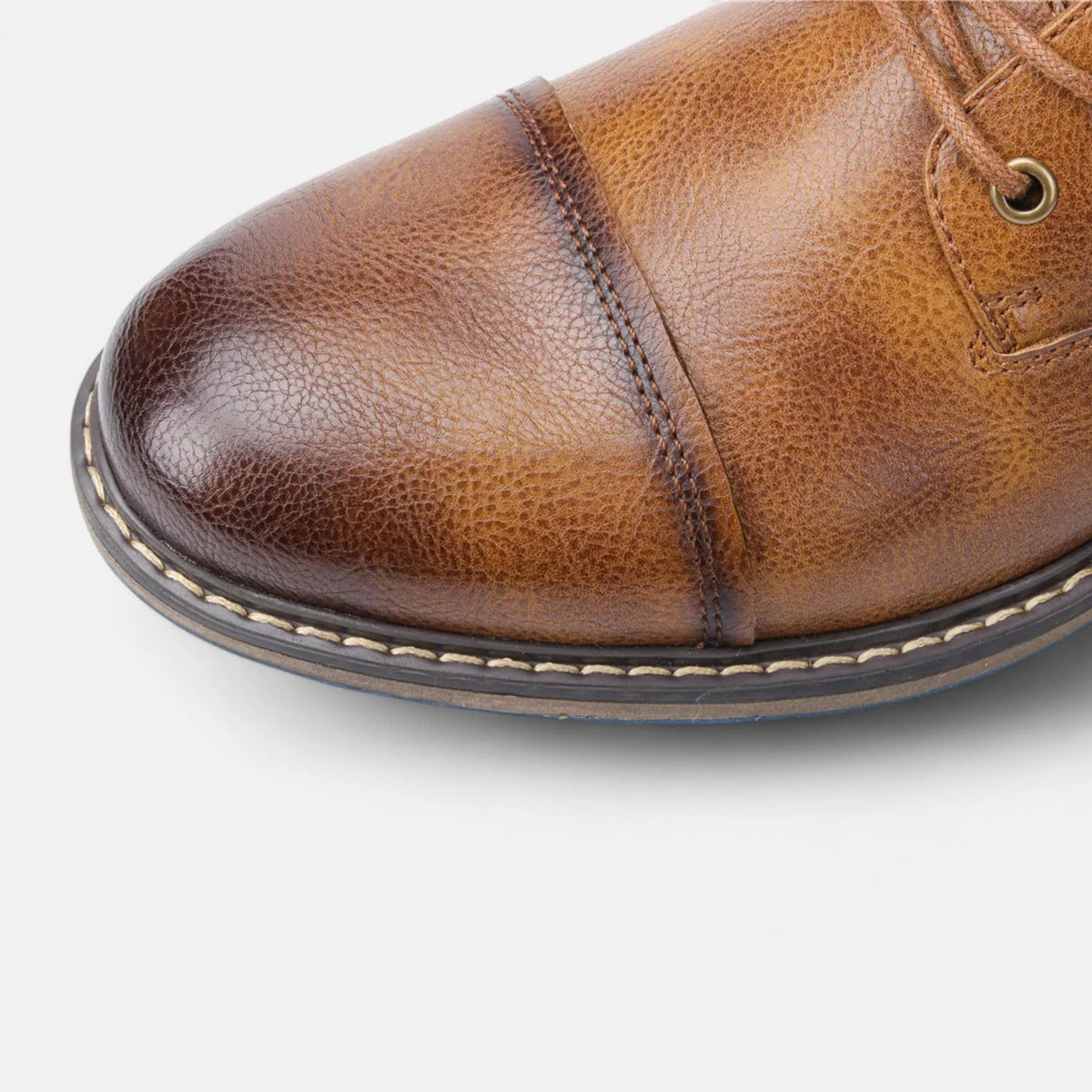 Men’s Lightweight Retro Leather-Style Boots