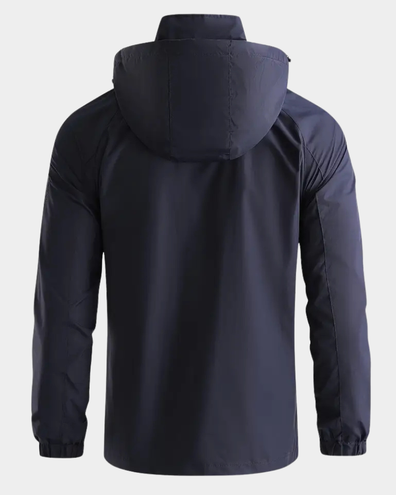 Men’s Hooded Field Jacket with Utility Pockets
