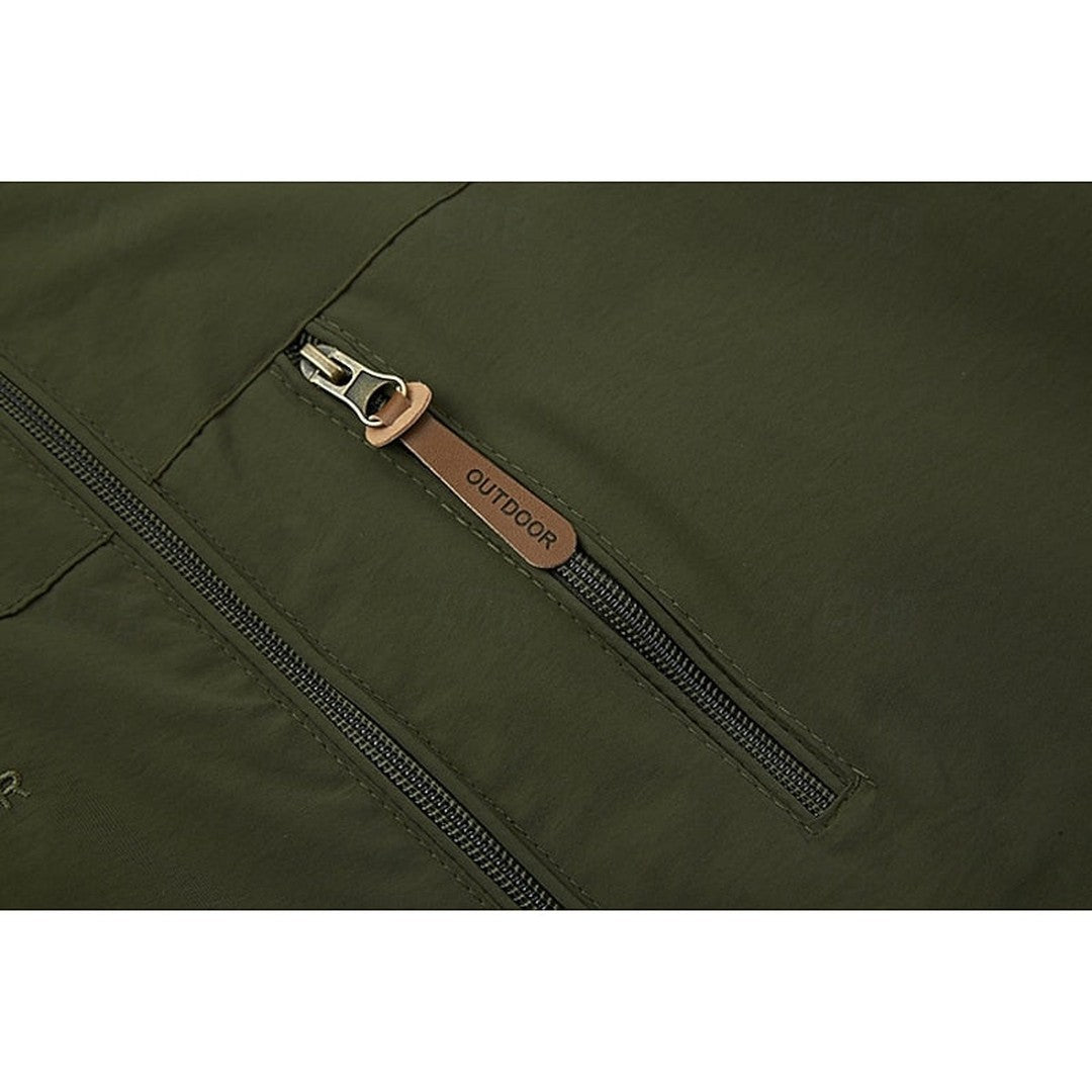 Men’s Wind-Resistant Water-Repellent Stand-Collar Jacket