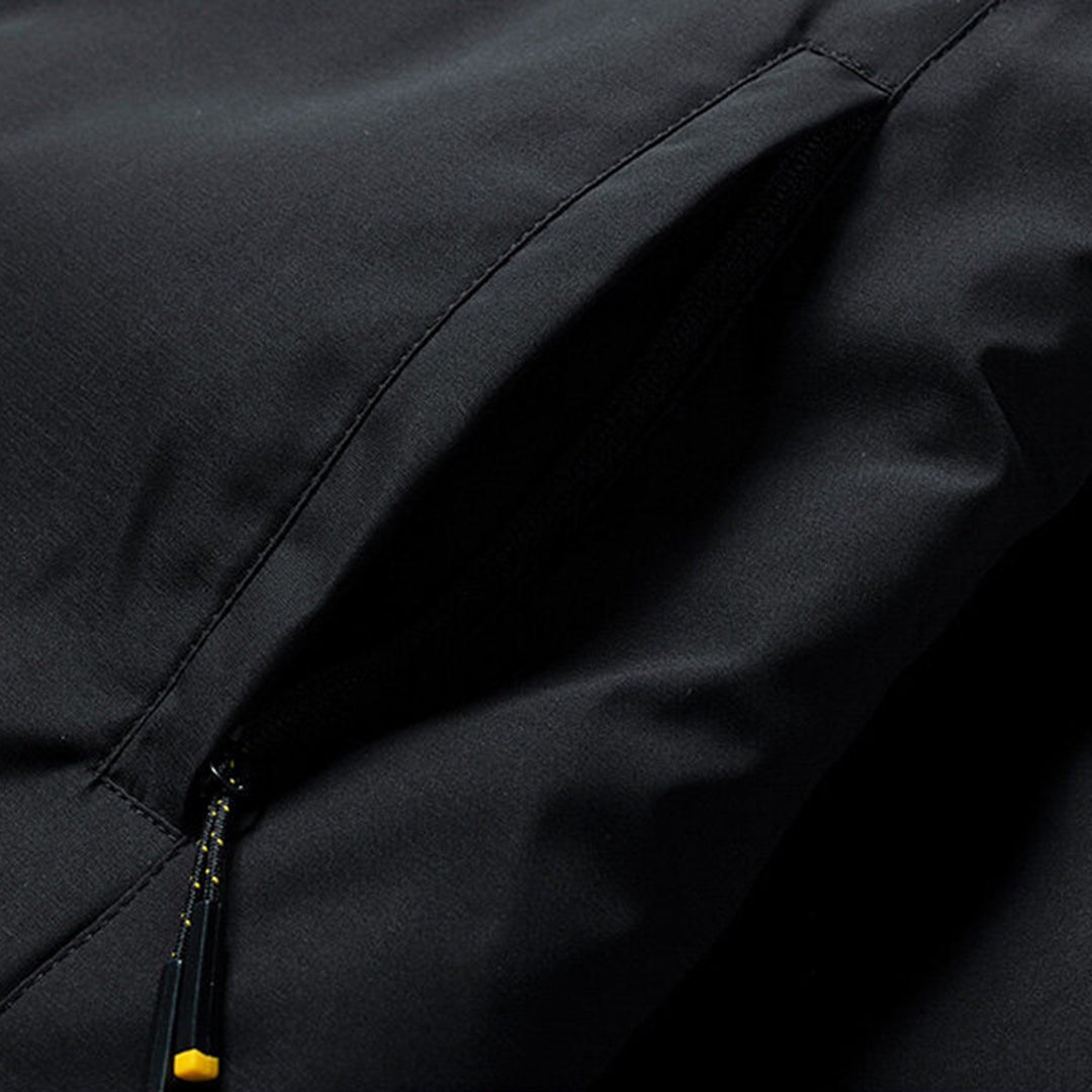 Men’s Longline Textured Wool-Look Notch-Lapel Coat