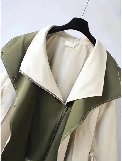 Women's Elegant Windproof Jacket with Weather-Resistant Protection