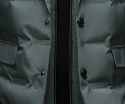 Men’s Quilted Down-Insulated Tailored Blazer