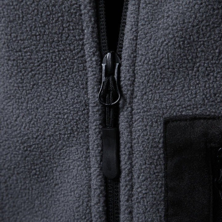 Men's Stand-Collar Full-Zip Fleece Jacket