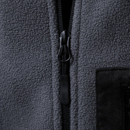Men's Stand-Collar Full-Zip Fleece Jacket