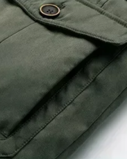 Men’s Detachable-Hood Waterproof Winter Parka