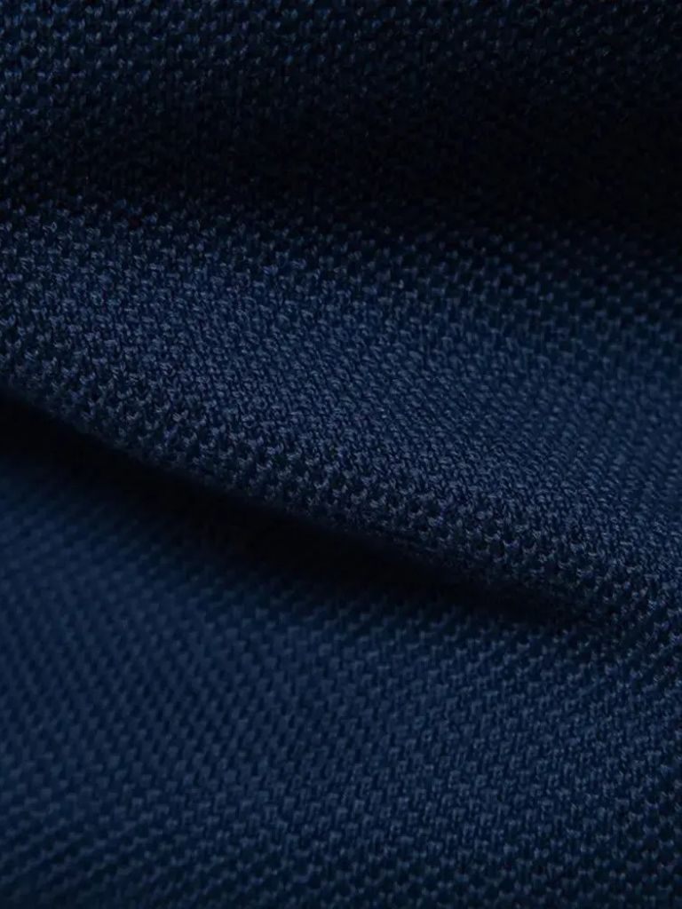 Men’s Cotton-Blend Quarter-Zip Stand Collar Pullover