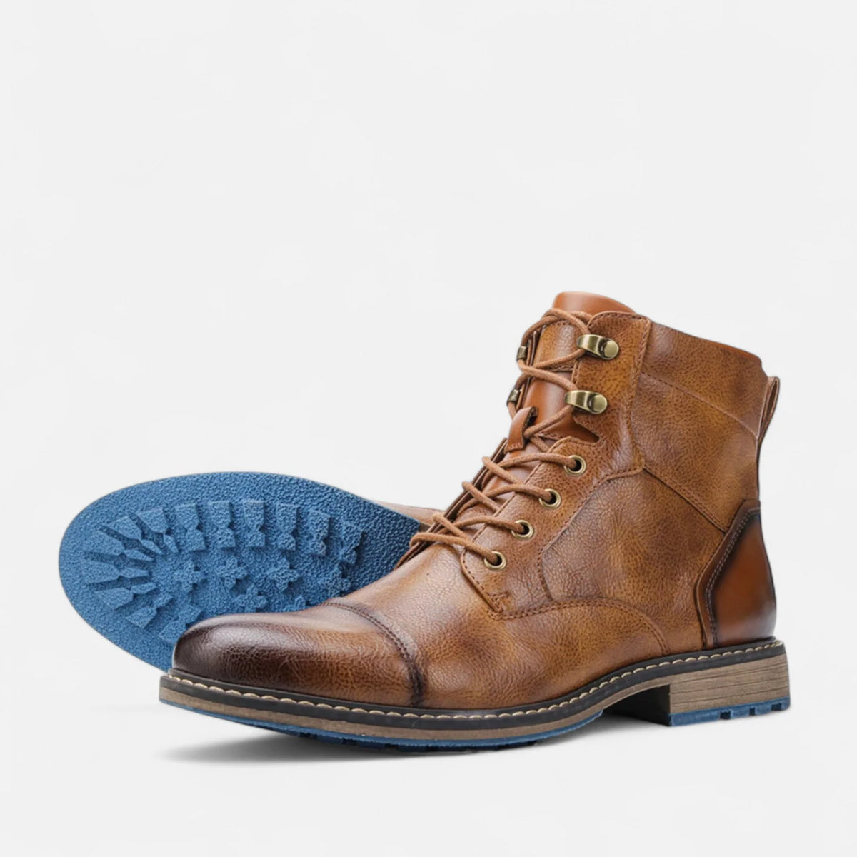 Men’s Lightweight Retro Leather-Style Boots