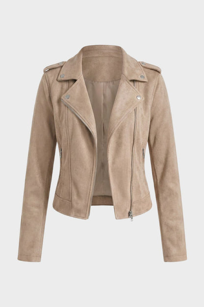 Women’s Asymmetric Zip Moto Jacket