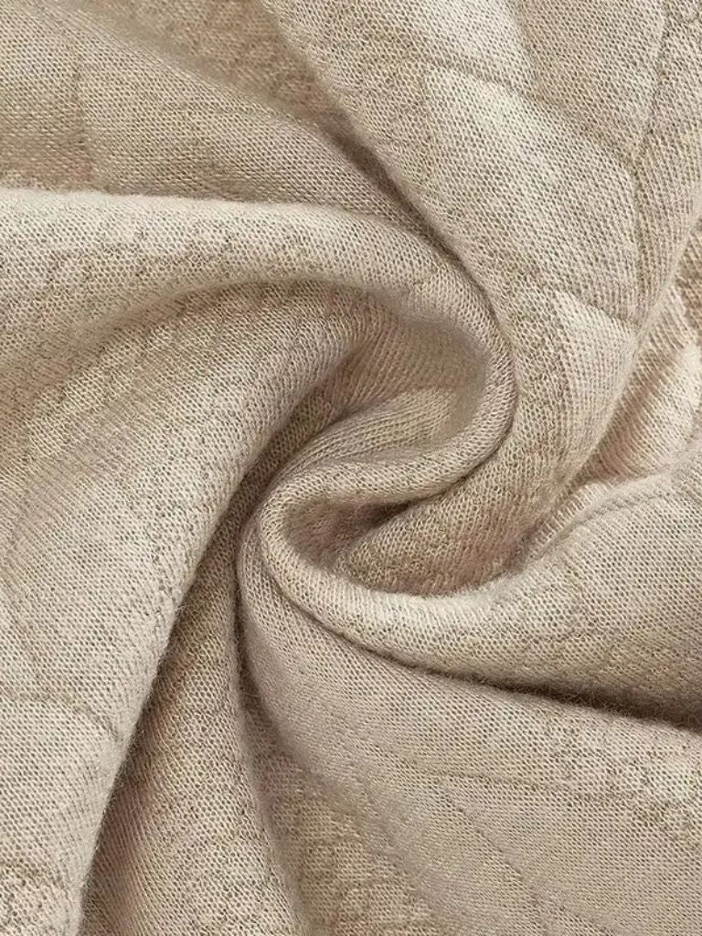 Men’s Embroidered Quarter-Zip Henley Knit Pullover