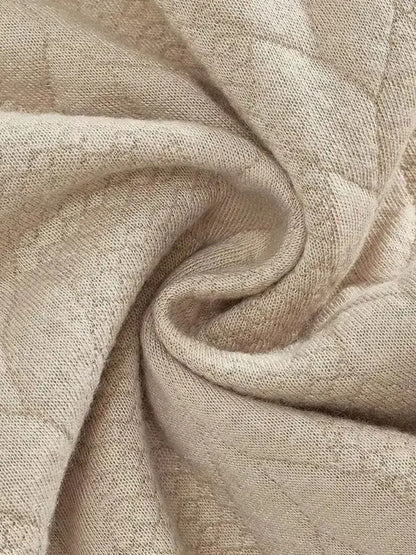 Men’s Embroidered Quarter-Zip Henley Knit Pullover