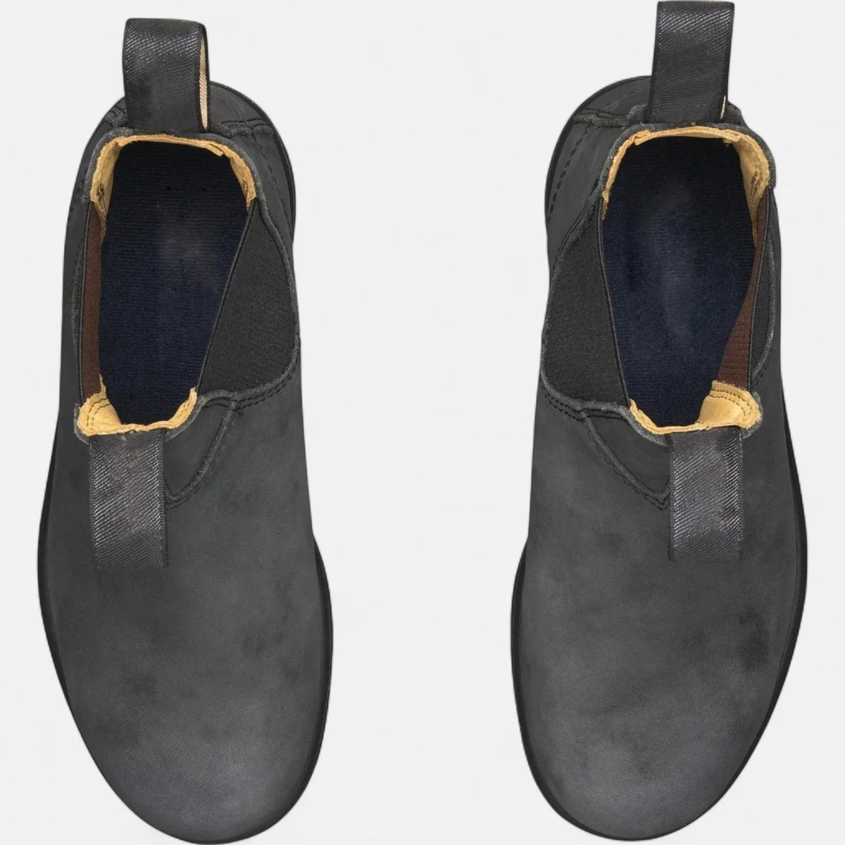 Men’s Classic Leather Chelsea Boots with Elastic Side Panels