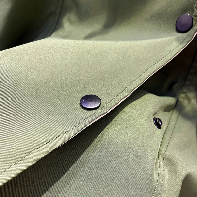 Women's Elegant Windproof Jacket with Weather-Resistant Protection
