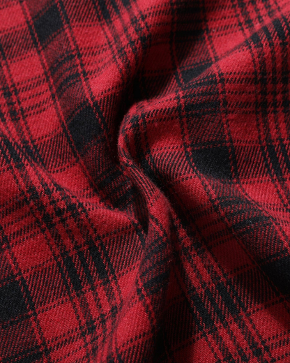 Men’s Flannel-Lined Contrast Yoke Barn Jacket