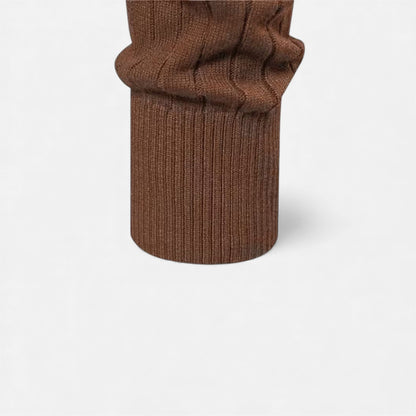 Men’s Minimalist Thermal Knit Zip-Up Sweater