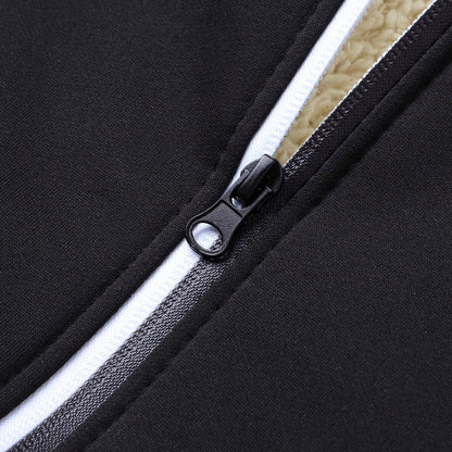 Men’s Plush-Lined Stretch Hooded Winter Jacket