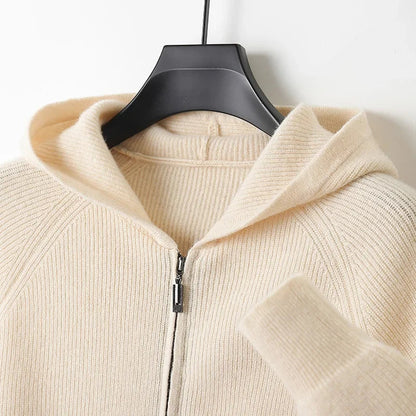 Men’s Refined Knit Front-Zip Pullover Sweater