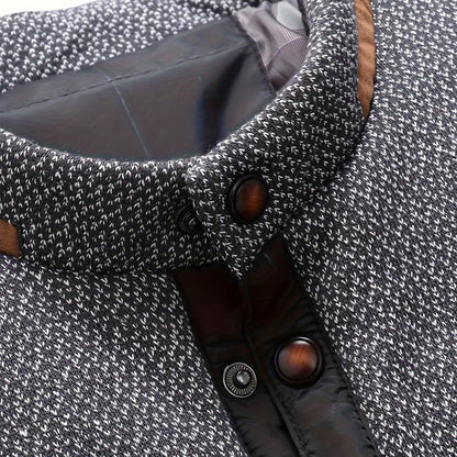 Men’s Quilted Stand-Collar Lightweight Winter Jacket
